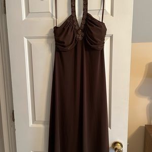 Brown dance dress
